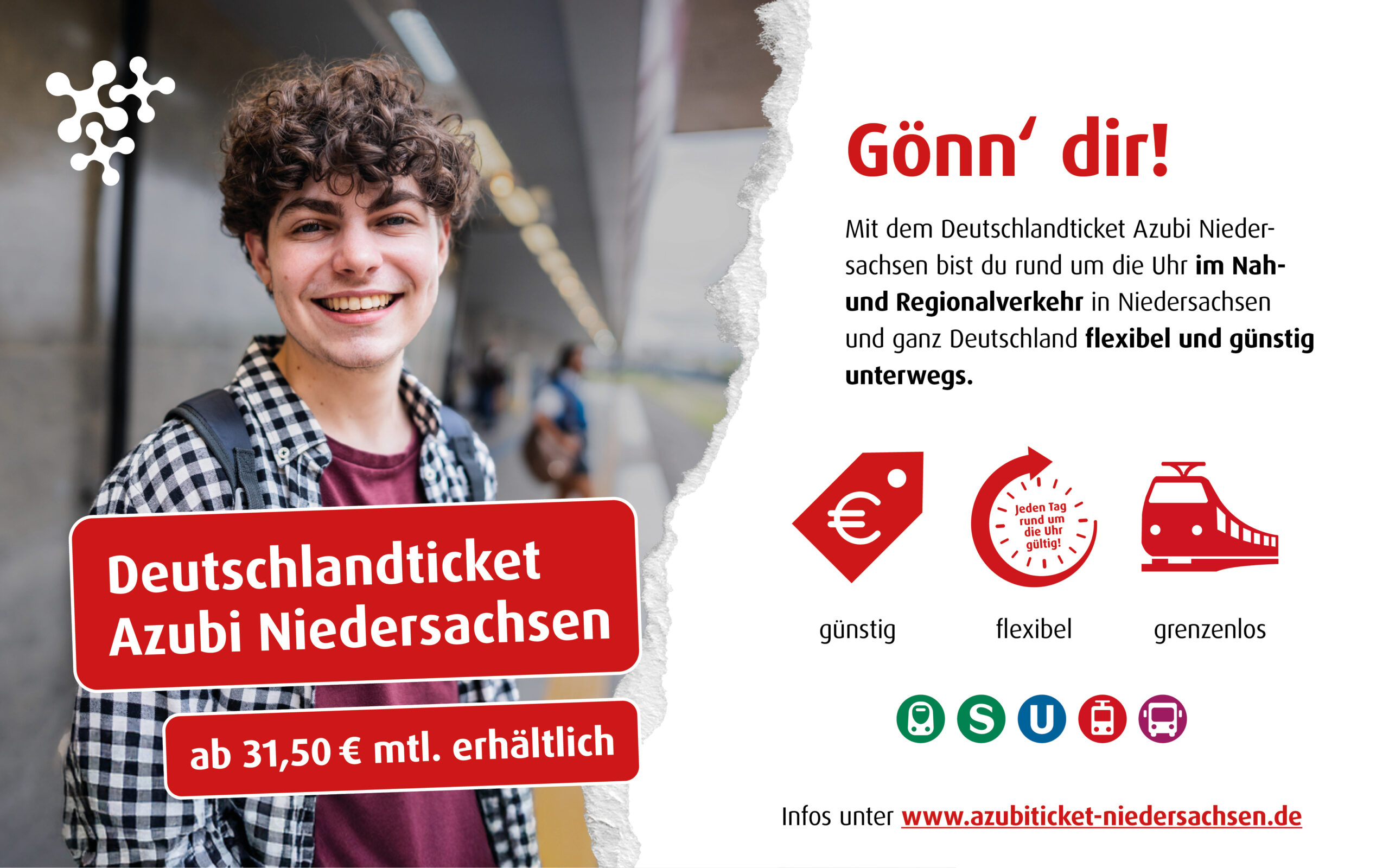 Deutschlandticket Azubi Niedersachsen